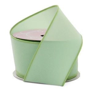Green Wired Ribbon